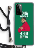 Sleigh Bells Ring: OnePlus 9 Pro Transparant Hoesje met koord