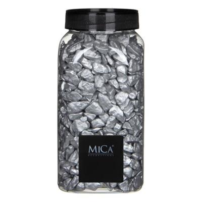 Mica Decorations decoratie steentjes - zilver - 1 kilo - 650ml - hobby steentjes Mica Decorations decoratie steentjes - zilver - 1 kilo - 650ml - hobby steentjes