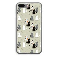 Katten: iPhone 8 Plus Transparant Hoesje