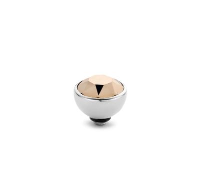 Melano Twisted Season CZ Steentje Rose Gold Zilver
