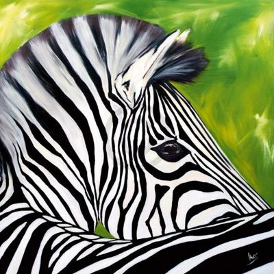 Kunstdruk Ines Ramm - Oswald 70x70cm
