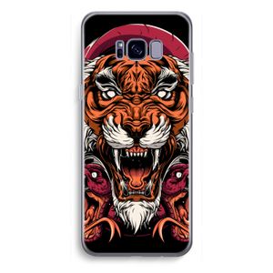 Tiger and Rattlesnakes: Samsung Galaxy S8 Plus Transparant Hoesje