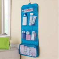Reizen seizoen draagbare vouwen wasbaar make-up opbergtas (blauw)