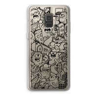 Vexx Black City : Samsung Galaxy A8 (2018) Transparant Hoesje
