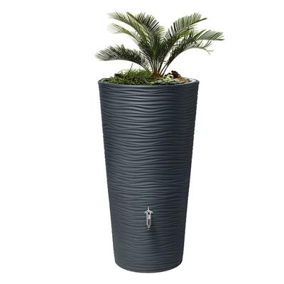 2in1 ton NATURE 210 liter Grafietgrijs dia. 58 (max) x h.110 cm D - Meuwissen agro