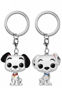 101 Dalmatians Pocket POP! Vinyl Keychain 2-Pack Pongo & Purdy 4cm