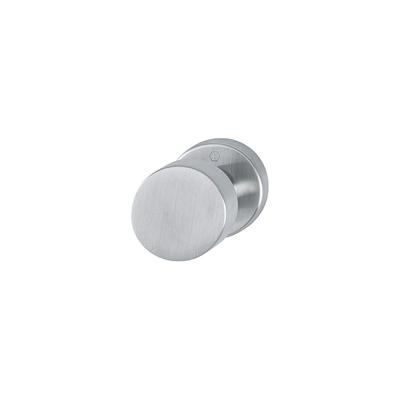 Hoppe knopgarnituur op rozet RVS - deurdikte 50-55 mm