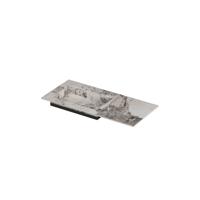 INK Post Wastafel keramische slab envelop bak links met 1 kraangat 100x45x1 Island glossy