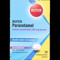 Roter Paracetamol 500 mg Instant smelttablet bessensmaak, 20 stuks bij Jumbo