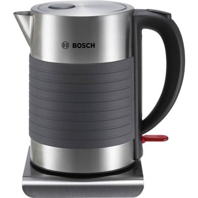 Bosch Haushalt TWK7S05 Waterkoker Aantal/Volume: 1.7 l RVS, Zwart