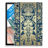 Samsung Galaxy Tab A8 2021/2022 | Siliconen hoesje | Beige Flowers