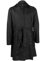 Rains manteau Curve à design imperméable - Noir