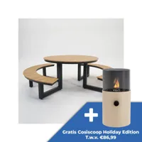 Vita Massa Picknicktafel Rond Picknickset
