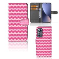 Xiaomi 12 | 12X | Telefoon Hoesje | Waves Pink