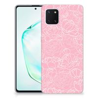 Samsung Galaxy Note 10 Lite TPU Case White Flowers