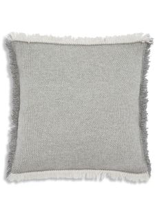 alonpi cashmere coussin Spic à bords francs - Gris