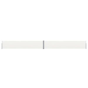 VidaXL Tuinscherm uittrekbaar 140x1200 cm crème