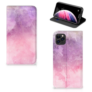 Bookcase Apple iPhone 11 Pro Max Pink Purple Paint