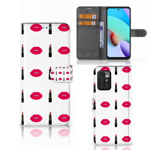 Xiaomi Redmi 10 Telefoon Hoesje Lipstick Kiss