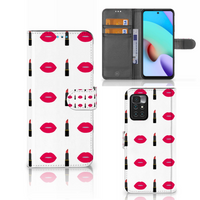 Xiaomi Redmi 10 Telefoon Hoesje Lipstick Kiss