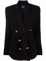 Balmain blazer à boutonnière croisée - Noir