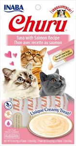 CIAO Churu Tuna with Salmon Recipe Kat Snack Zalm, Tonijn 14 g