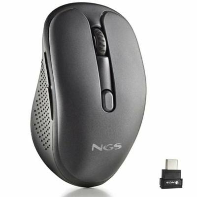 Muis NGS EVOJOT Zwart 1600 dpi