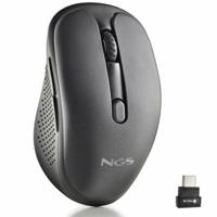Muis NGS EVOJOT Zwart 1600 dpi