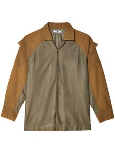 Olly Shinder chemise à revers crantés - Marron