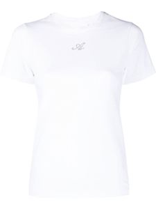 Axel Arigato t-shirt en coton à logo brodé - Blanc