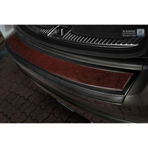 RVS Bumper beschermer passend voor 'Deluxe' Volvo XC60 2013-2016 Zwart/Rood-Zwart Carbon AV244035