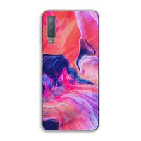 Earth And Ocean: Samsung Galaxy A7 (2018) Transparant Hoesje