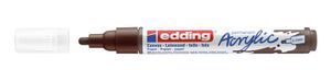 Edding 5300 acrylic marker fine permanente marker Bruin 1 stuk(s)