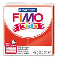 Fimo kids boetseerklei rood, 42gr
