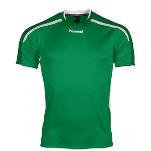 Hummel 110005K Preston Shirt Korte Mouw Kids - Green-White - 116