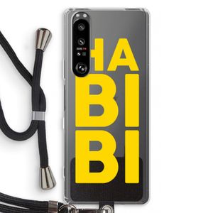 Habibi Majorelle : Sony Xperia 1 III Transparant Hoesje met koord