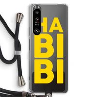 Habibi Majorelle : Sony Xperia 1 III Transparant Hoesje met koord