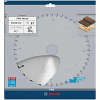 Bosch Professional Cirkelzaagblad voor Hout | PRO Wood | Ø 254mm Asgat 30mm 24T - 2608640434