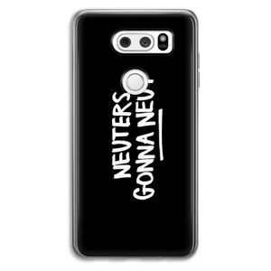 Neuters (zwart): LG V30 Transparant Hoesje