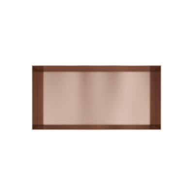 Hotbath &MORE Inbouwbox of inbouwnis - 30x60x10 - frameless - Geborsteld koper PVD BOX060FBCP