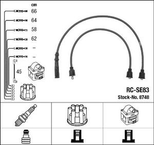 Bougiekabelset RCSE83