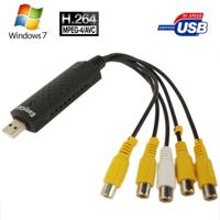 4 kanaals USB 2.0 DVR Video Capture-apparaat surveillancesysteem ondersteuning Windows 7