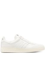 TOM FORD baskets en cuir à patch logo - Blanc - thumbnail