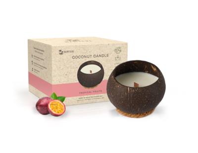 Namture Kokosnoot kaars - tropical fruit - 300g