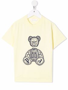 Palm Angels Kids t-shirt à imprimé ourson - Jaune