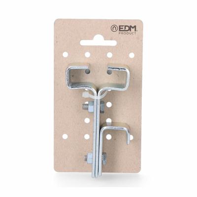 Houder EDM 85594 IPN 10 Zilverkleurig Zink 11,5 x 5,5 cm Balk