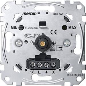 Merten MEG5143-0000 Snelheidsregelaar Inzetstuk