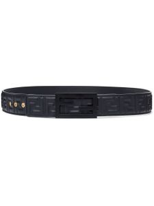 FENDI ceinture à motif FF - Noir