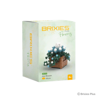 Oku Brixies plus flower azure blossom bouwsteentjes