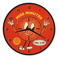 Loki Wall Clock Miss Minutes - thumbnail